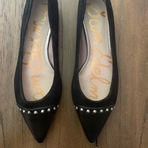 Sam Edelman Risa Black Studded Pointy toe